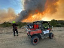 Obrazem: Řecko v plamenech objektivy hasičů ze Středočeského kraje