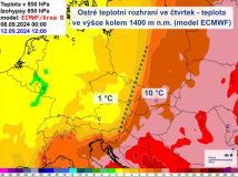 Letošní léto dosud přineslo 46 tropických dnů. Dneškem ale vedra končí. Na Sněžce se mohou objevit i první sněhové vločky