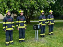 V Rozdělově uctili památku Bohumila Kypa, hasiče zastřeleného na konci války