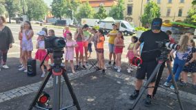 Ve Slaném byla natočena poslední scéna k dětskému videoklipu