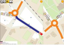 Ulice Sportovců bude uzavřená až do středy