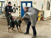 Ve Slaném se cvičili psovodi
