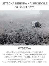 Padesálet let od letecké katastrofy v Suchdole připomene výstava