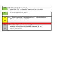 Přehled blokového čištění v ulicích Kladna v měsíci září. Včas si přeparkujte své vozy