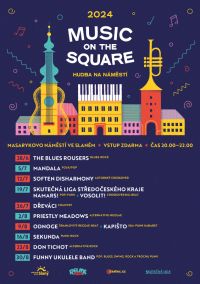 Každý páteční večer o prázdninách si na náměstí ve Slaném vychutnejte hudbu díky festivalu Music on the Square