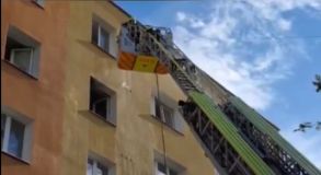 V Kročehlavech hořela kuchyňská linka