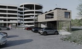 U letiště vznikne zóna se 17 nabíječkami na elektromobil. Elektřina půjde ze solárů na střeše