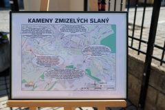 První kameny ztracených ve Slaném připomínají manžele Popperovy