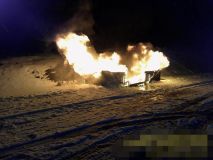 O novoroční noci prohledávali kladenští hasiči bytový dům kvůli kouři