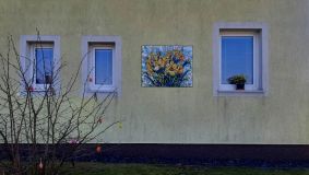 To je krása. Buštěhrad zdobí další mozaika