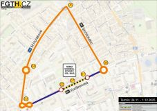 Týdenní uzavírka ulice Vodárenská