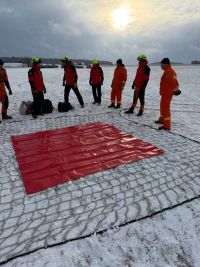 U letiště Velká Dobrá se cvičili záchranáři