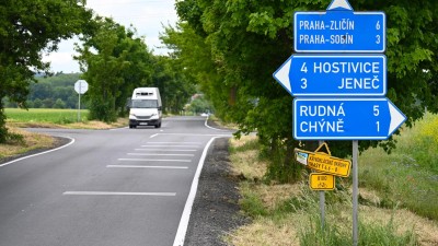 Hostivice upravují nebezpečnou křižovatku