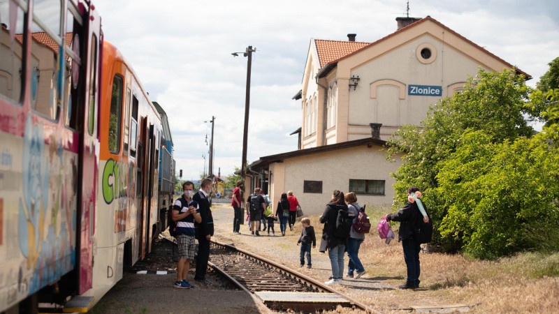 Cyklohráček pojede do Zlonic. Navštivte Železniční muzeum