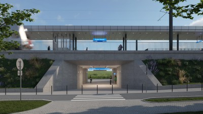 Takto bude vypadat trať mezi Veleslav&iacute;nem a Ruzyn&iacute;