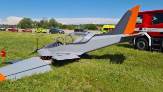 Havárie malého jednomotorového letadla, foto HZS Středočeský kraj