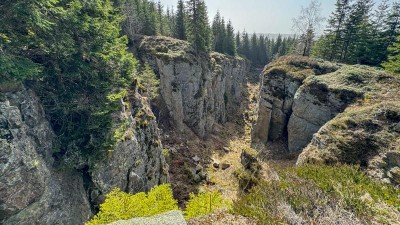 Vlčí jámy v Krušných horách. Foto: Oldřich Hájek e-deniky