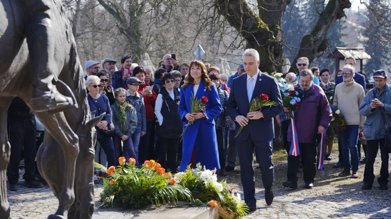 Zástupci kraje si připomněli výročí narození TGM