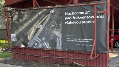 V Liboci bojuj&iacute; proti trati na Kladno a na leti&scaron;tě