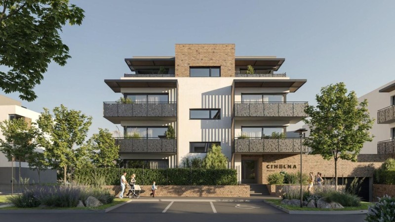 Soláry, tepelko, nádrž na vodu. Na Kladně Rozdélově začali stavět nízkoenergetické domy