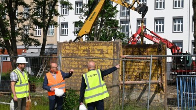 V kladenské nemocnici se buduje nová kuchyň a jídelna