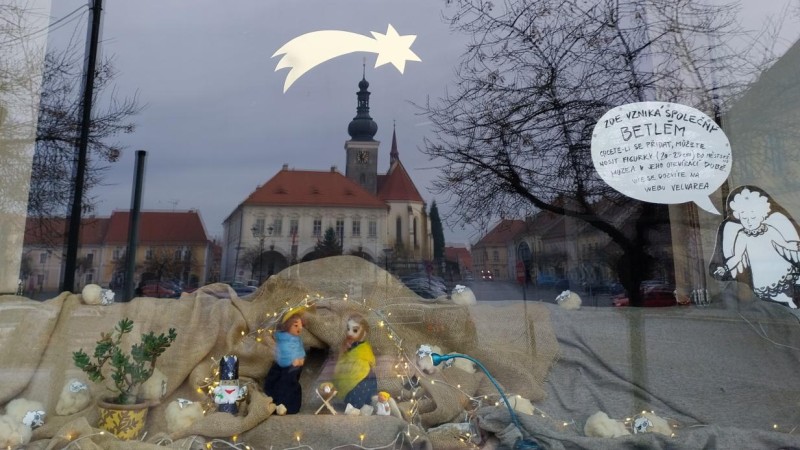 Ve Velvarech vzniká společný betlém, foto zdroj Město Velvary