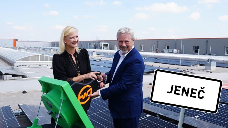 V Jenči spustili největší fotovoltaickou elektrárnu v kraji