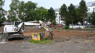 Takhle roste nová kuchyně a jídelna v kladenské nemocnici