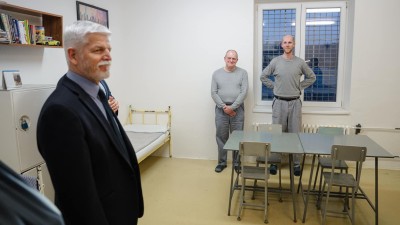 Vinařičtí vězni se setkali s prezidentem